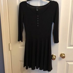3/4 Length Sleeve Fit and Flare Dress